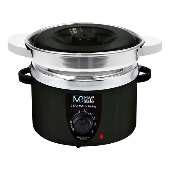 Aquecedor De Cera Termocera Baby 200g C/ Refil Preta Bivolt 110V/220V Foto 1