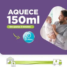 Aquecedor De Mamadeiras 220v Branco - SCF355/08 Philips Avent Aquecedor portatil de mamadeira aquecedor de mamadeira elétrico Foto mini 4