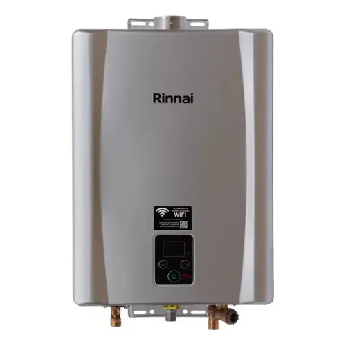 Aquecedor Digital 17l Reu E171 Fehb Gn Prata 35°/60° Rinnai Foto 1