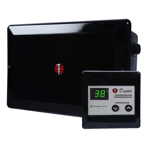 Aquecedor Elétrico Digital Central Kdt 10560w 220v Preto Foto 1