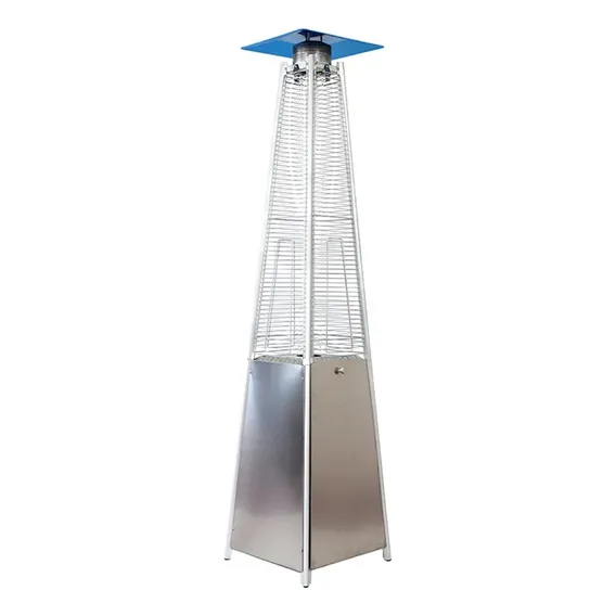 Aquecedor Externo A Gás Quartzo Pirâmide Inox Luxo Cor Prateado Foto 1