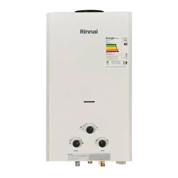 Aquecedor Gas Rinnai 15l Reu-m15 Glp Cor Branco Foto 1