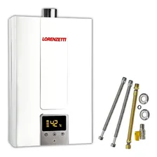 Aquecedor Lorenzetti Lz1600de Gás Natural Bivolt Digital Cor Branco Tipo De Gás Gn Foto mini 1