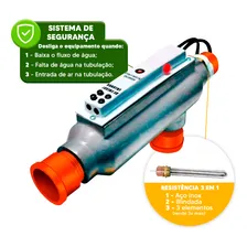 Aquecedor Para Piscina Até 20 Mil Litros 8kw 220V Foto mini 2