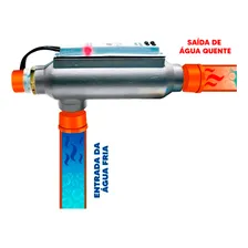 Aquecedor Para Piscina Até 20 Mil Litros 8kw 220V Foto mini 4
