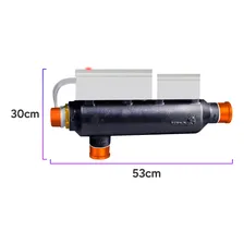 Aquecedor Para Piscina Elétrico Até 80 Mil Litros Trifásico Foto mini 3