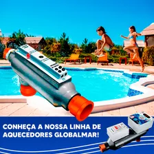 Aquecedor Pequeno Piscina 10.000 Litros 6kw Aquece 3 X Mais 110V/220V Foto mini 4