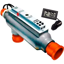 Aquecedor Pequeno Piscina 10.000 Litros 6kw Aquece 3 X Mais 110V/220V Foto mini 1