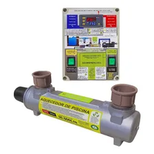 Aquecedor Piscina 30000 Lts Automático Inox Eletrico 220v 220v/380v Foto mini 1