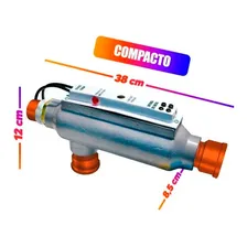 Aquecedor Piscina Fibra  Simples 10 Kw 40 Mil Lts 220V Foto mini  2
