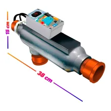 Aquecedor Piscinas 20.000 Lts Auto Wifi App + Ionizador 220V Foto mini 4