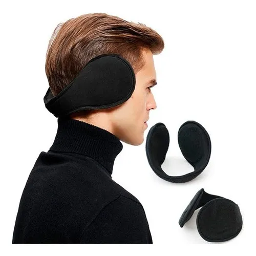 Aquecedor Protetor De Orelha/ouvido Térmico Earmuff Preto Foto 1