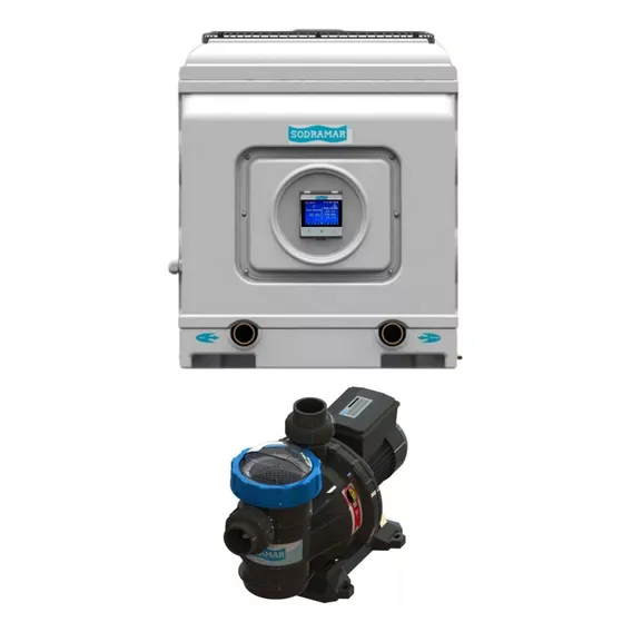 Aquecedor Trocador De Calor Sd 25 + Motobomba 1/2cv Sodramar Foto 1