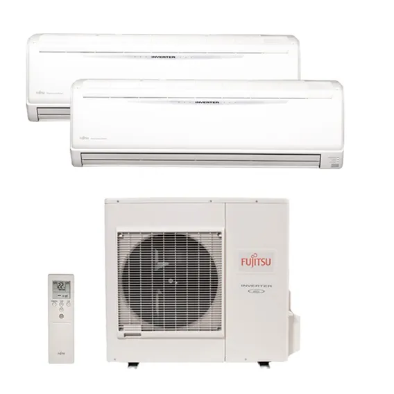 Ar Condicionado Fujitsu Bi Split Inverter 2x24000btu 220v Quente/Frio Branco Foto 1