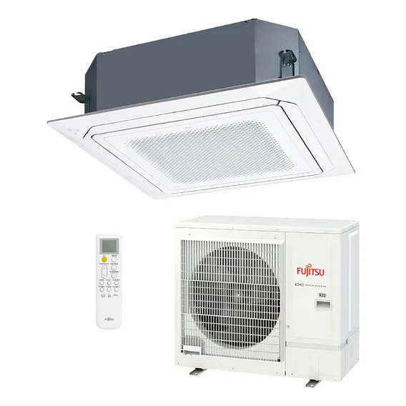 Ar Condicionado Split Cassete Inverter Fujitsu 31000 Btus Quente/Frio Branco Foto 1