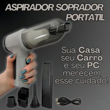 Ar Puro Em Movimento: Mini Aspirador Pó Soprador Ar Portátil Foto mini 4