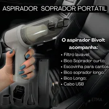 Ar Puro Em Movimento: Mini Aspirador Pó Soprador Ar Portátil Foto mini 2