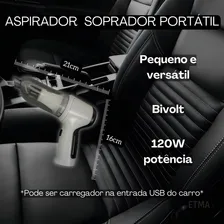 Ar Puro Em Movimento: Mini Aspirador Pó Soprador Ar Portátil Foto mini 3