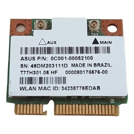 Ar5b125 Placa Wifi Wireless Para Notebook Asus X552e Foto 1