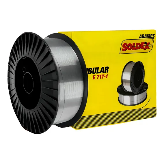 Arame De Solda Mig Tubular E71t-1 1,60mm Rolo 15kg Soldex Foto 1