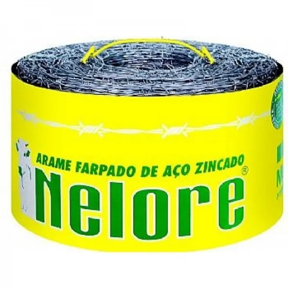 Arame Farpado 100% Galvanizado 100m Nelore Foto 1