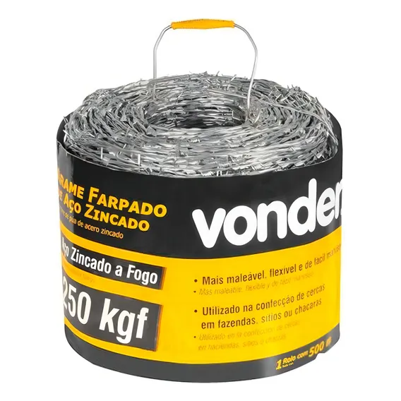 Arame Farpado 250 Kgf 500 M Vonder Foto 1