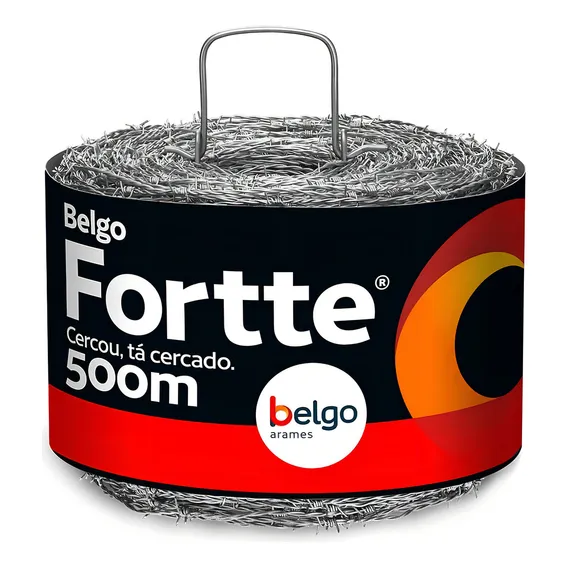 Arame Farpado 500 Metros 1,6mm Galvanizado Foto 1