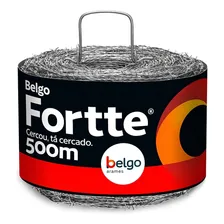 Arame Farpado Belgo Arames Fortte 500 metros Foto mini 1