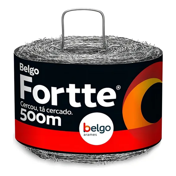 Arame Farpado Belgo Arames Fortte 500 metros Foto 1
