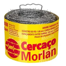 Arame Farpado Para Cerca Cercaço 250m Morlan Foto  mini 1