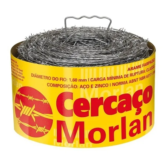 Arame Farpado Para Cerca Cercaço 500m Morlan Foto 1