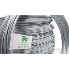 Arame Galvanizado Liso Cerca Artesanato Bwg 14(2,10mm)-5,0kg Foto  mini 1
