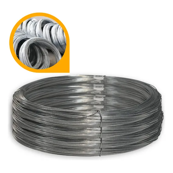 Arame Liso Galvanizado Bwg 18 - Fio 1.24mm 4kg Foto 1