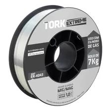 Arame Mig 1.0mm AlumĂnio Uso Com Gás Rolo De 7kg Tork Foto mini 1