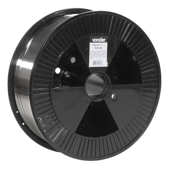 Arame Mig Aço Inox 308l 0,80mm Rolo Com 15kg - Vonder Foto 1