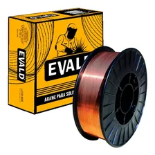 Arame Para Solda Mig 5 Kgs Bitola 0,8mm Er70s-6 Evald Foto mini 1