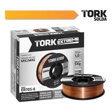 Arame Para Solda Mig De 1.0mm Rolo Com 5kg Uso Com Gás Foto mini  2