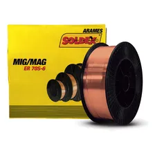 Arame Solda Mig Aço Carbono Er70s-6 0,80mm Rolo 5kg Soldex Foto mini  2