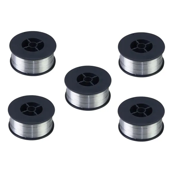 Arame Solda Mig Tubular Uso Sem Gás 0,8mm Kit 5 Rolos De 1kg Foto 1