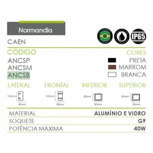 Arandela 2 Frisos Fachos Externa Interna Parede Muro Branco Foto mini  2