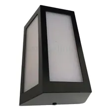 Arandela Bolt Trapézio 291 Ideal, Lustre Externo Branca Cor Preto 110V 220V (Bivolt) Foto mini  3