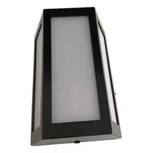 Arandela Bolt Trapézio 291 Ideal, Lustre Externo Branca Cor Preto 110V 220V (Bivolt) Foto mini 4