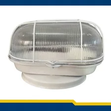 Arandela Branca Luminária Tipo Tartaruga De Ferro e Vidro JR Iluminação Foto mini 4