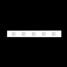 Arandela Camarim 80cm Para 7 Lâmpadas Bolinha De Led Cor Branco Foto mini 1