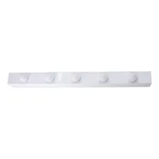 Arandela Camarim Retrô 71cm P/ 5 Lâmpada Bolinha E27 St513 Estrutura Branco 110v/220v (bivolt) Foto  mini 1