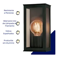 Arandela Classica Colonial Retro Vintage Espelhada Preto Foto mini  3