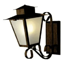 Arandela Colonial L5b ImbatÃvel Estrutura Preto 110v/220v Foto mini 1