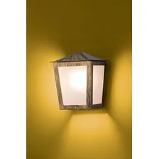 Arandela Colonial Meia Face Quadrada Aço Ideal Ouro Velho Cor Ouro-velho 110V/220V Foto mini 2