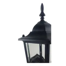 Arandela Colonial Sextavada Em Alumínio - Preta Foto mini 4