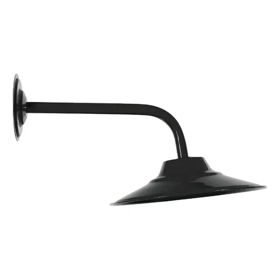 Arandela Completa P/ Tempo 9´´ Enerlux Preta Cor Preto 110V/220V Foto 1